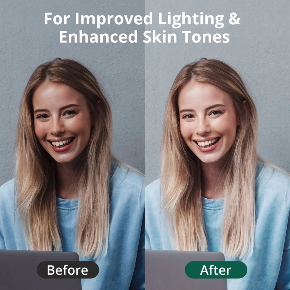 NWT Portable LED Selfie Light with Front & Back Phone Clip